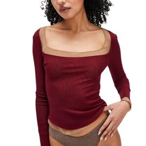 Free People Double Take Ruby Combo NWT Size Large
